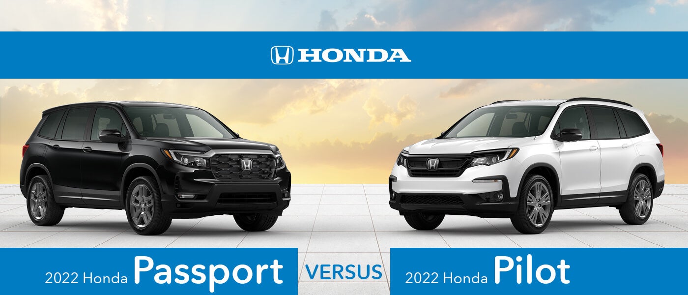 2022 Honda Passport vs. Pilot