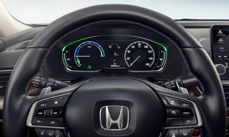 2022 Honda Accord Hybrid wheel and speedometer
