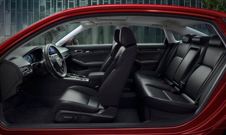 2022 Honda Civic interior seating cutaway