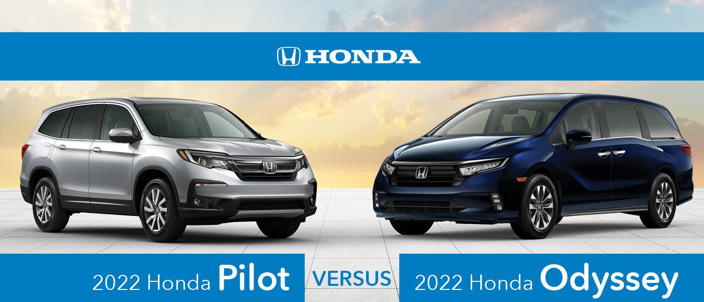 2022 Honda Pilot vs Odyssey