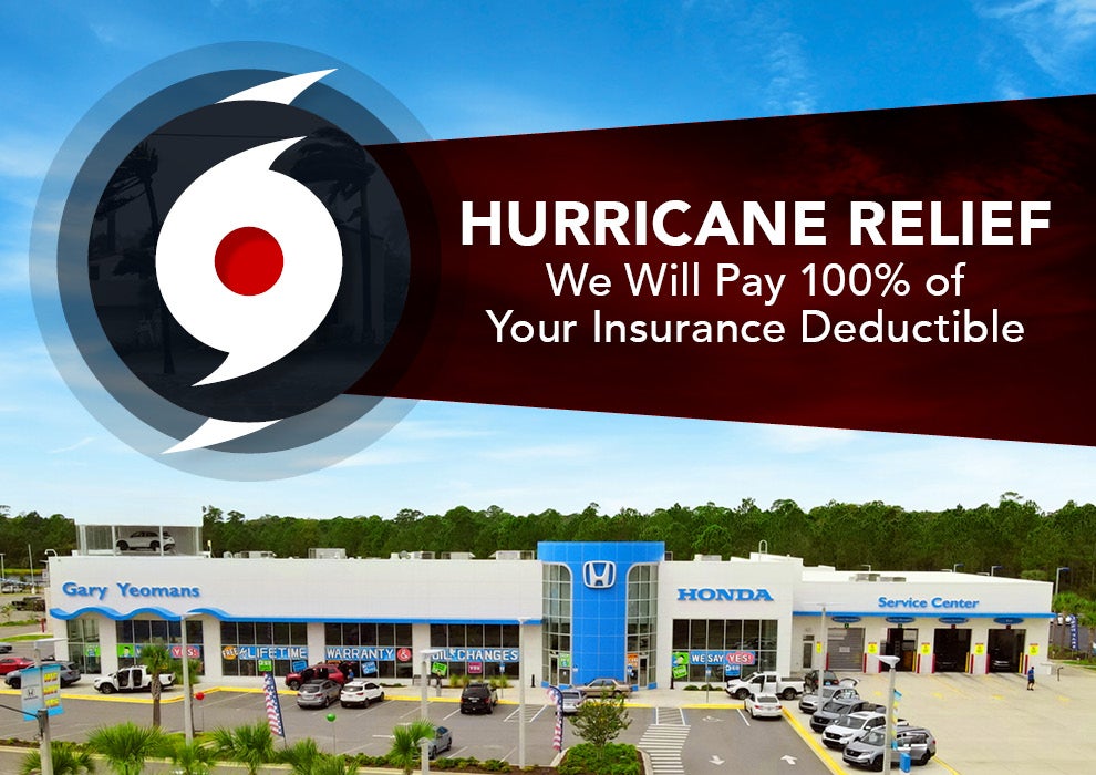 Hurricane Relief - We Will Pay 100% of Your Insurance Deductible
