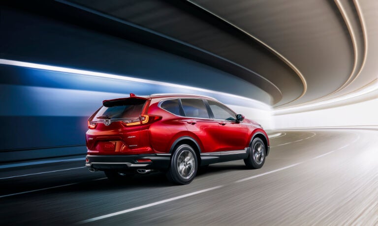 2022 Honda CR-V Exterior Taking A Curve In A Tunnel
